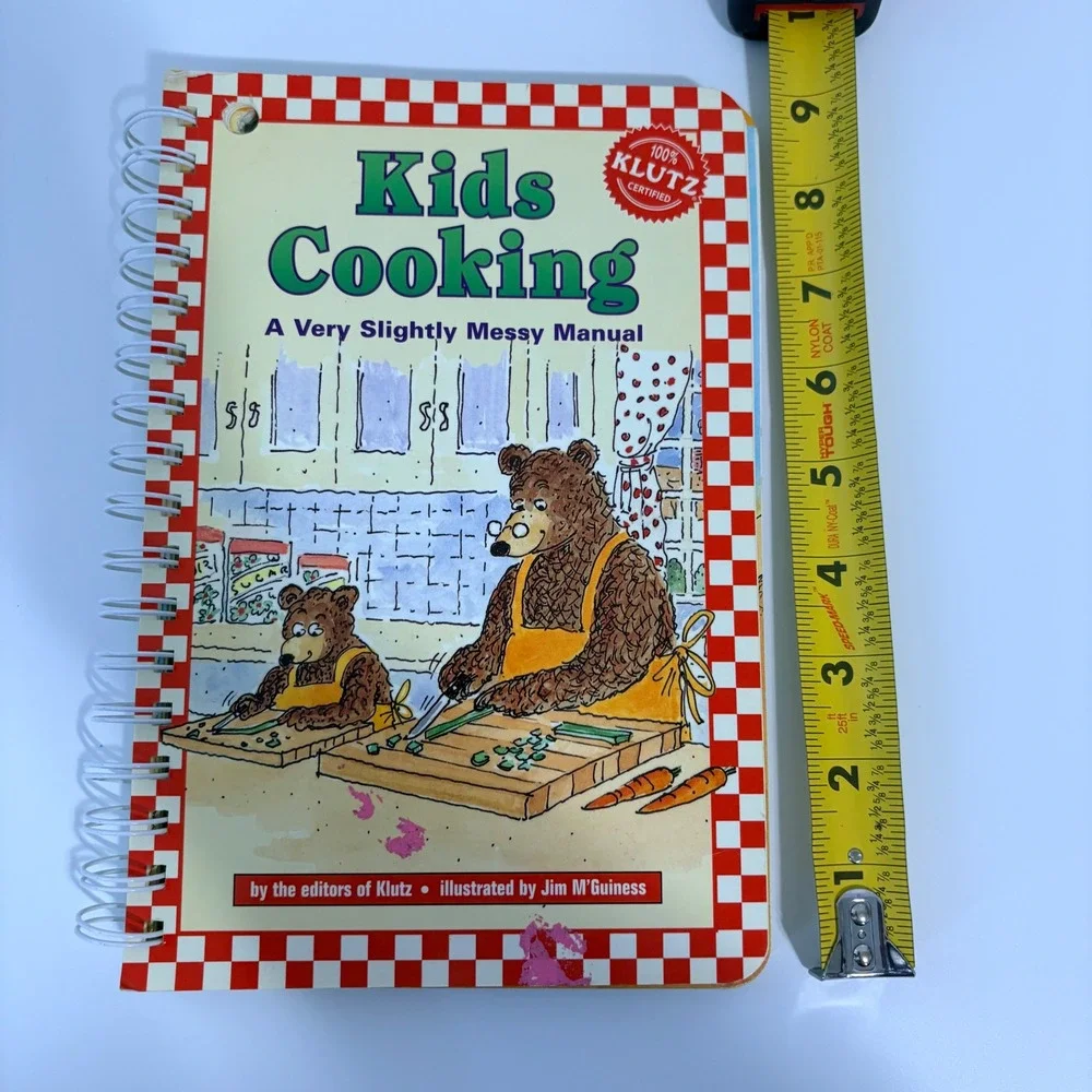 Klutz Kids Cooking Spiral Bound Cookbook Kids Great Used Condition 0-932592-14-7